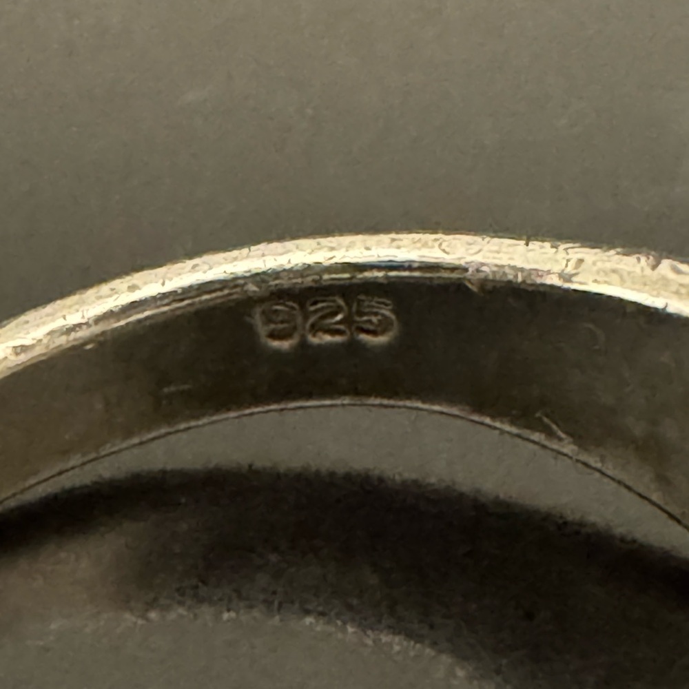 Sterling Silver Flower Scrollwork Ring - image 2